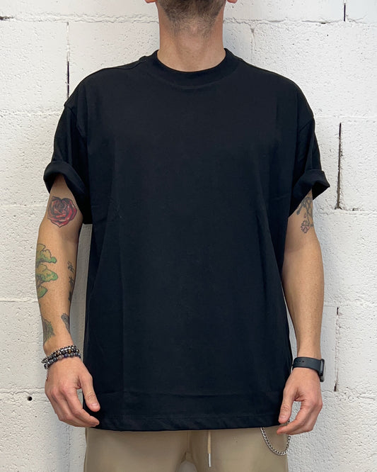 T-Shirt Boxing Fit OVER-D Nero