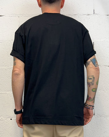 T-Shirt Boxing Fit OVER-D Nero