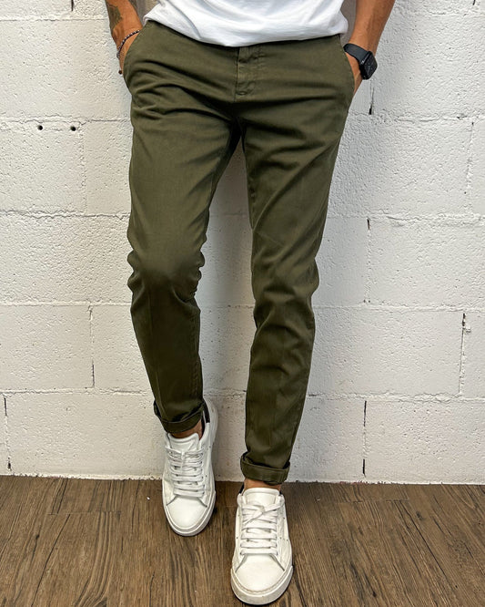 Chino OVER-D Verde Militare