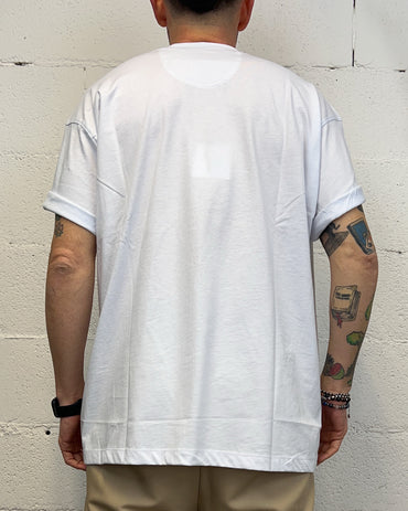 T-Shirt Boxing Fit OVER-D Bianco