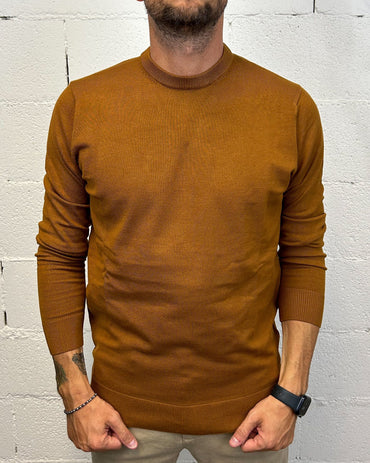 Maglia OVER-D Tabacco Viscosa