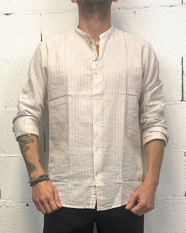 Camicia OVER-D Cotone/Lino Coreana Riga