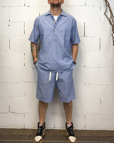 Camicia OVER-D Collo Polo Sailor