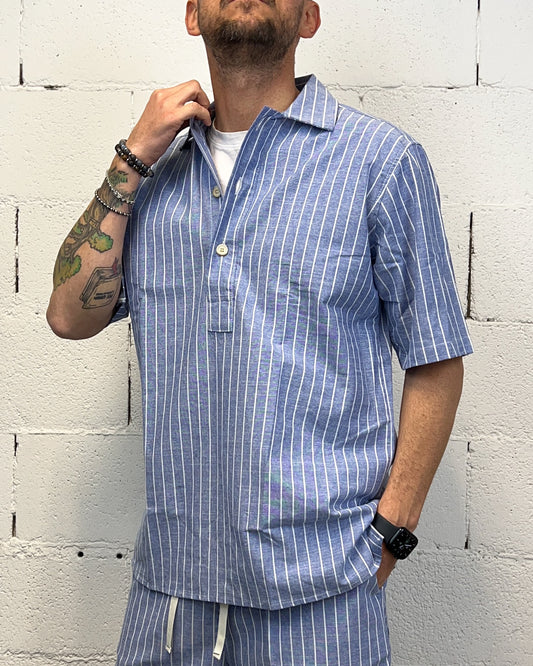 Camicia OVER-D Collo Polo Sailor