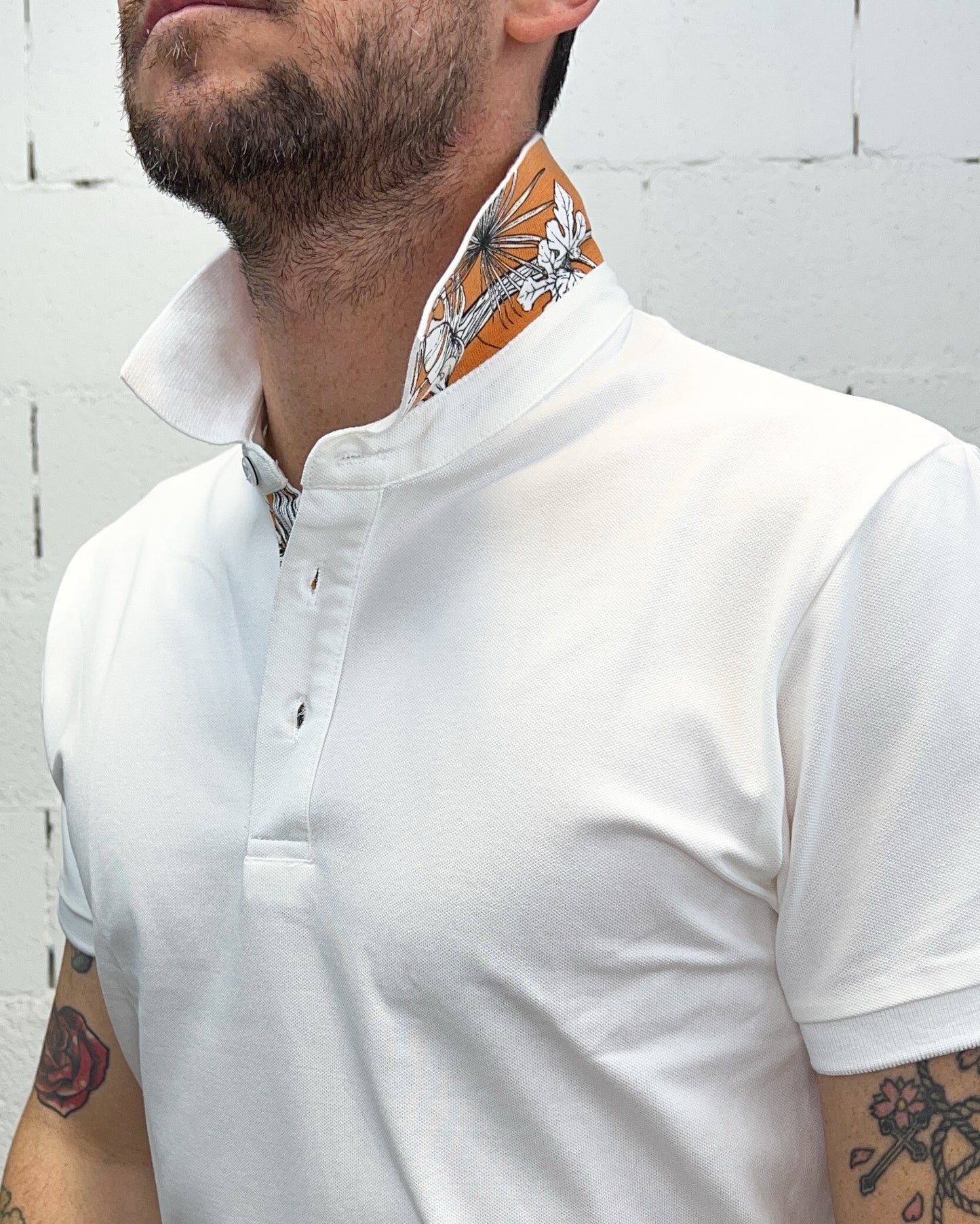 Polo GIANNI LUPO Hawaii Orange