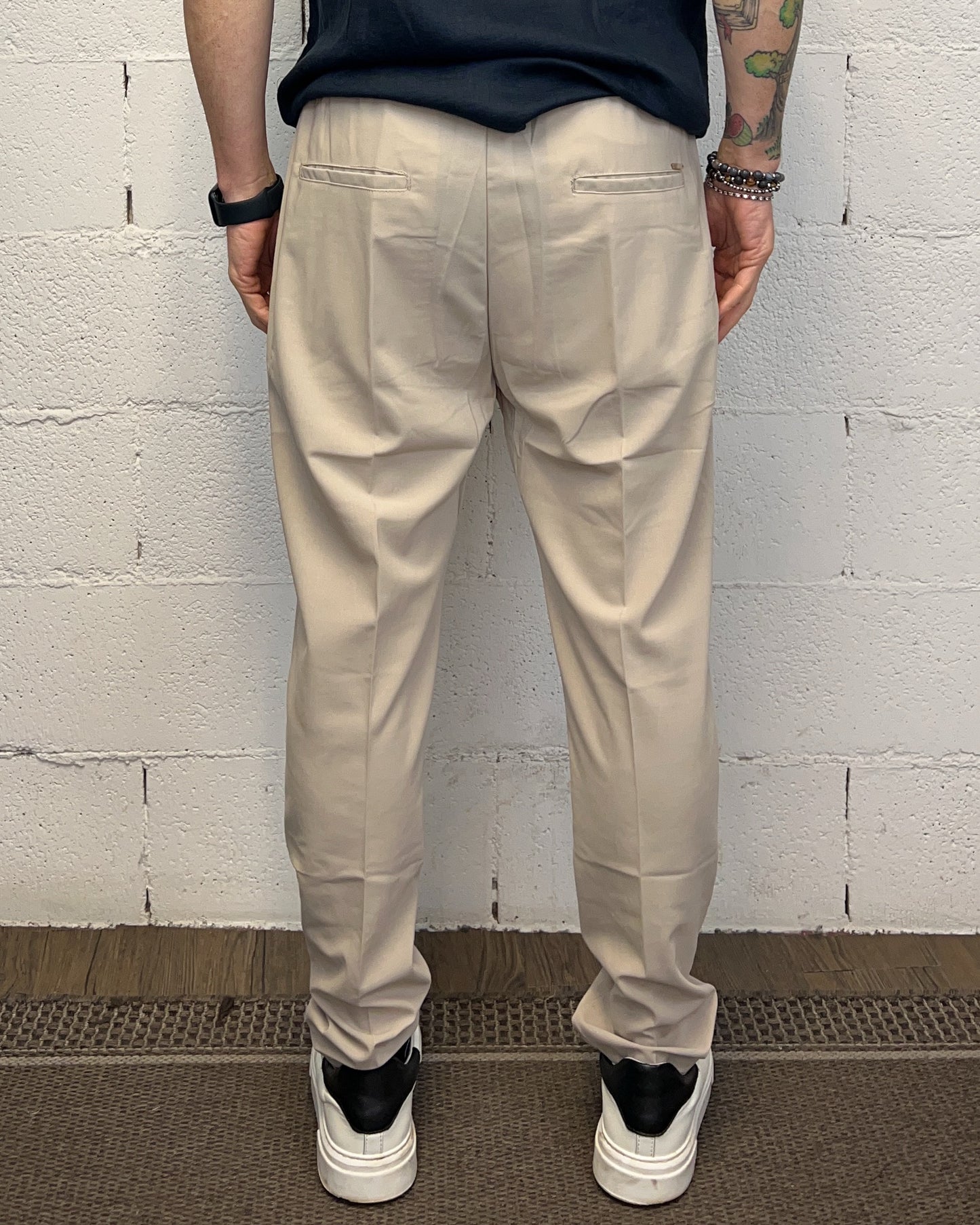Pantalaccio GIANNI LUPO Beige Coulisse