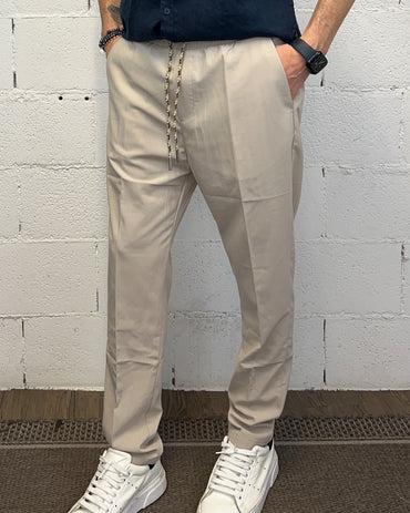 Pantalaccio GIANNI LUPO Beige Coulisse