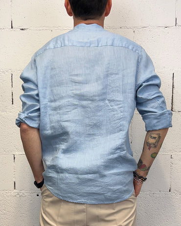 Camicia Lino GIANNI LUPO Coreana Sky
