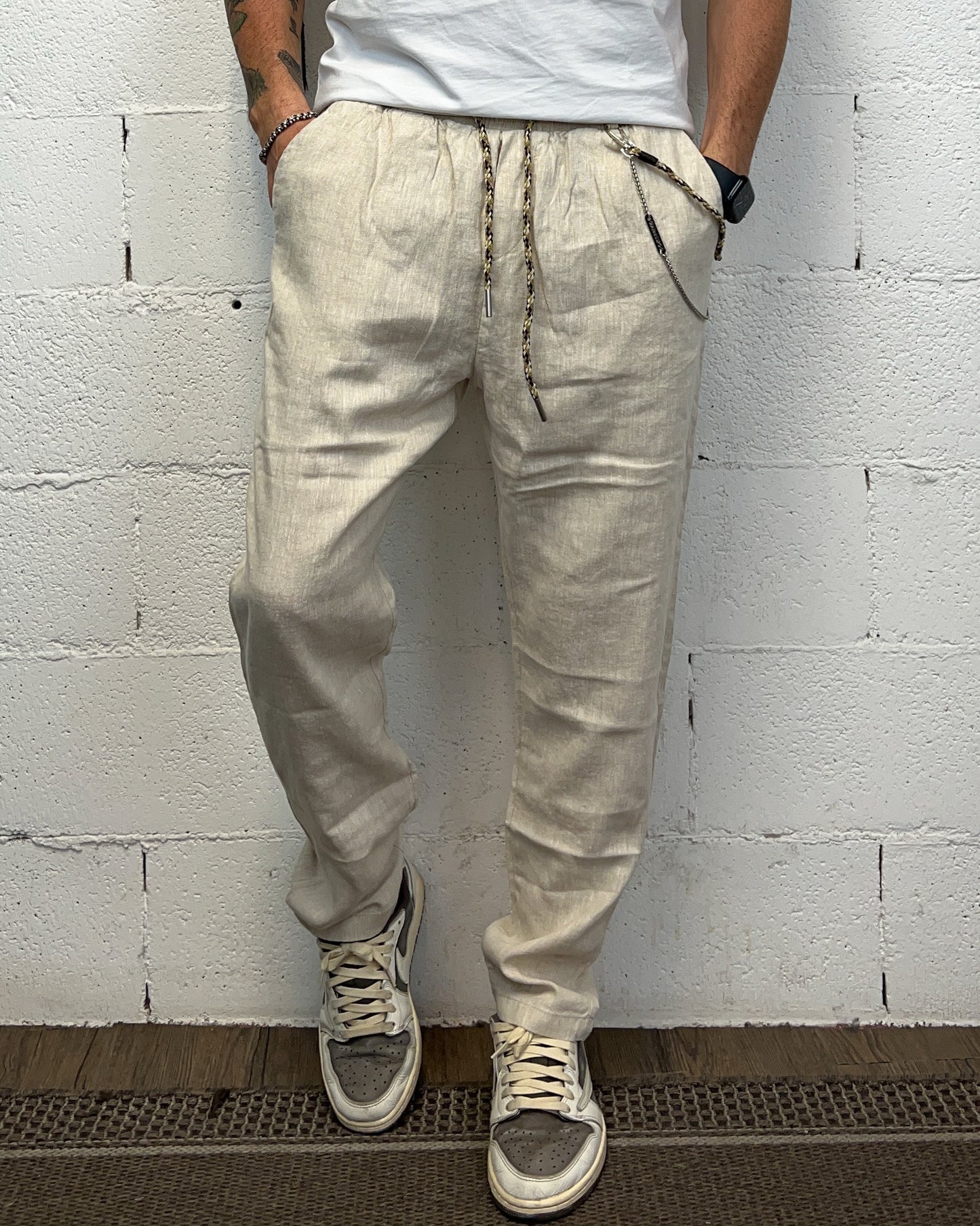 PantaLino GIANNI LUPO Sand