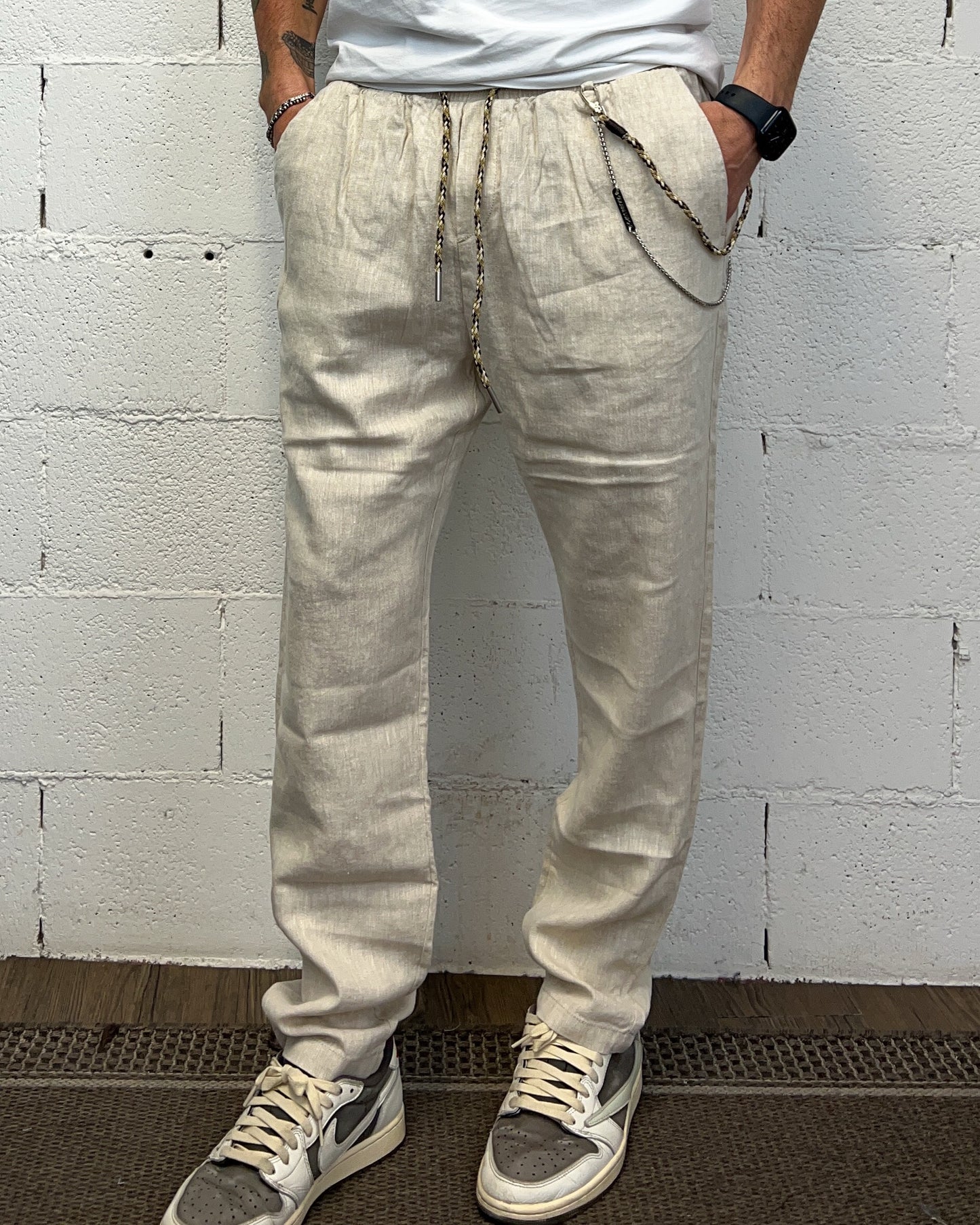 PantaLino GIANNI LUPO Sand