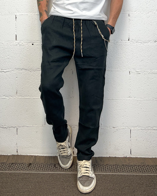 PantaLino GIANNI LUPO Black