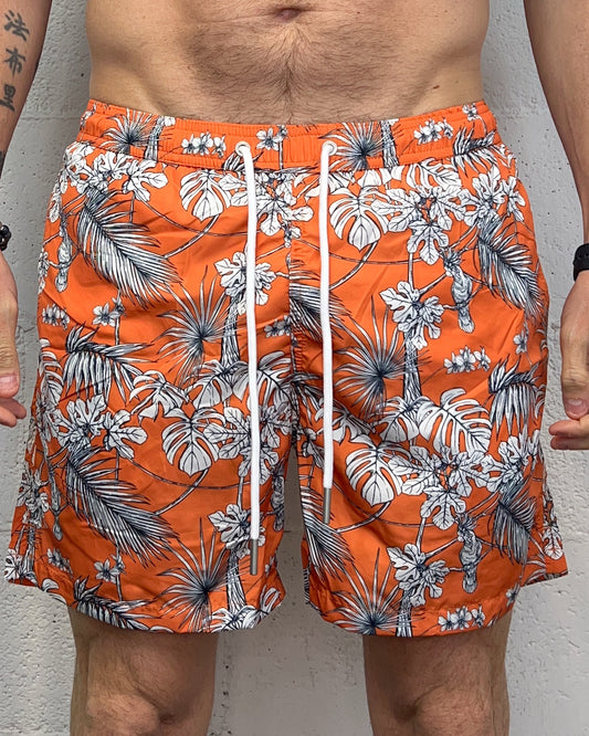 Costume GIANNI LUPO Hawaii Orange