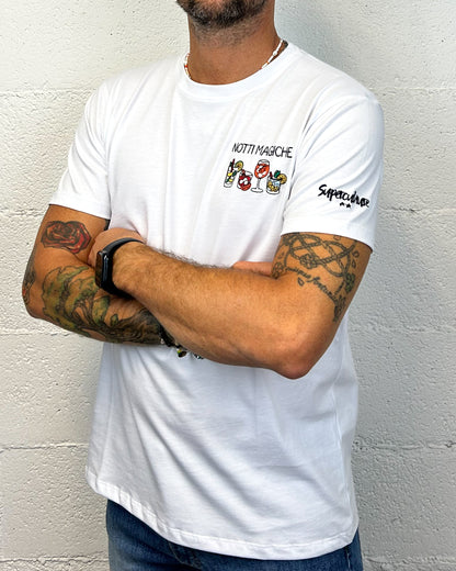 T-shirt SUPERCULTURE Notti Magiche White