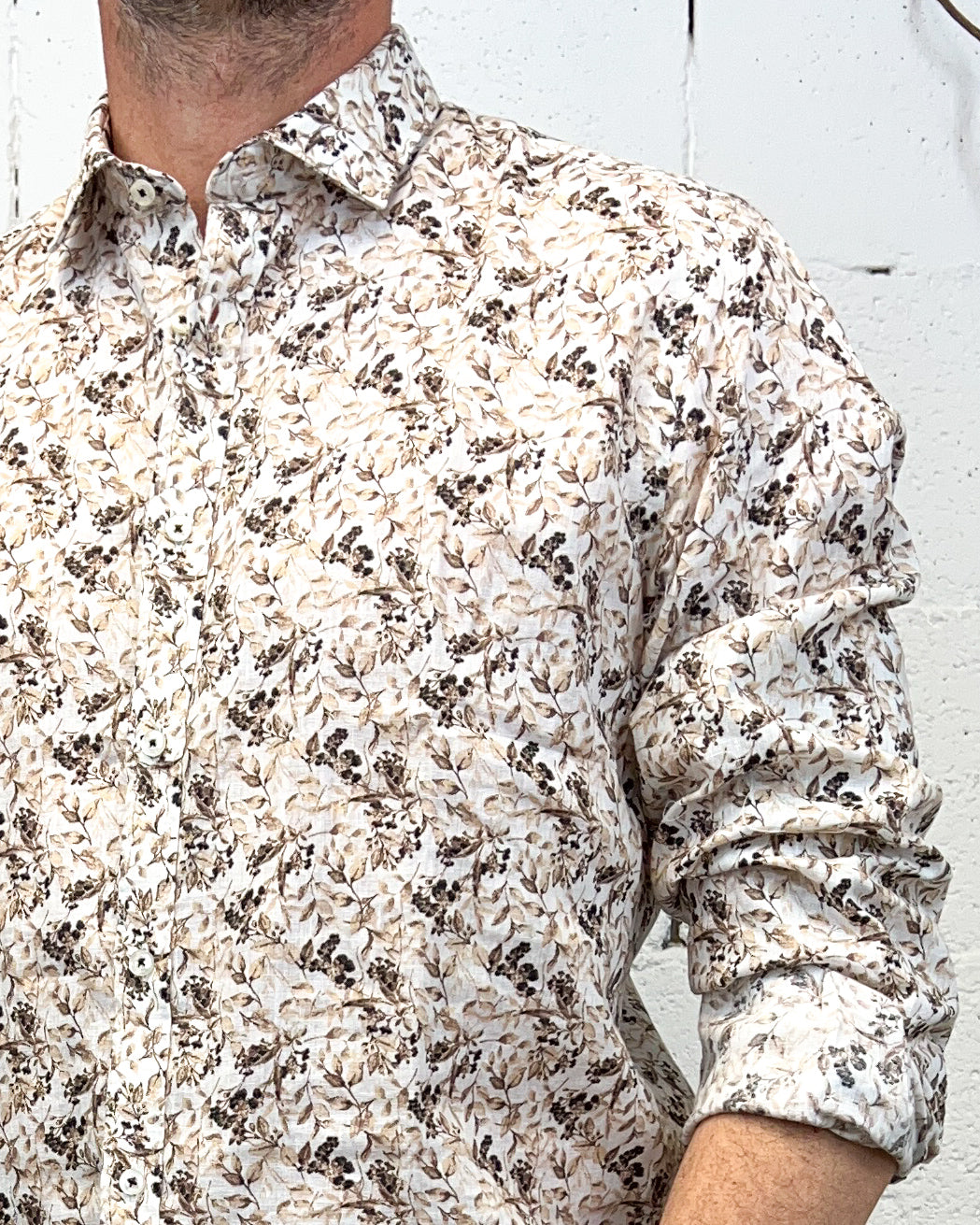 Camicia Cotone/Lino OVER-D Portofino