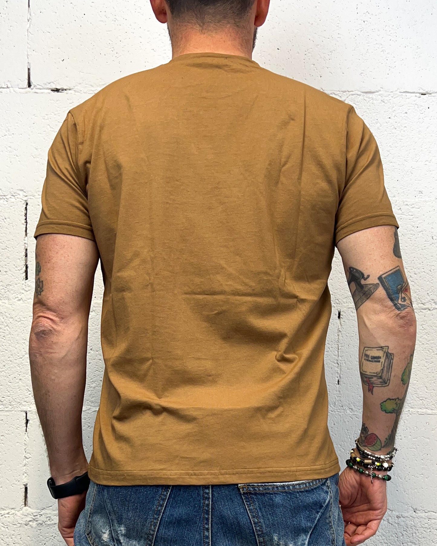 T-shirt DROPIN Hawaii Brown
