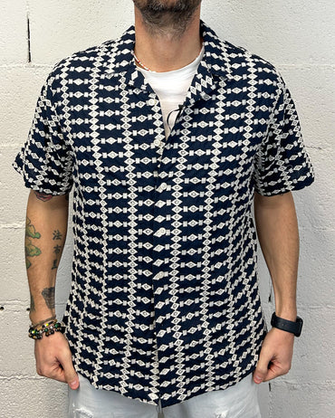 Maglia Lino GIANNI LUPO Scollo Bowling