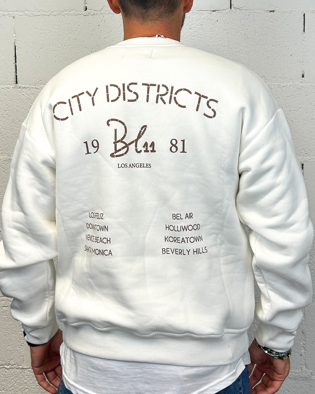 Felpa G.collo BL11 Cropped City Distries