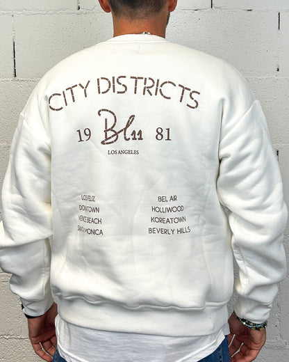 Felpa G.collo BL11 Cropped City Distries