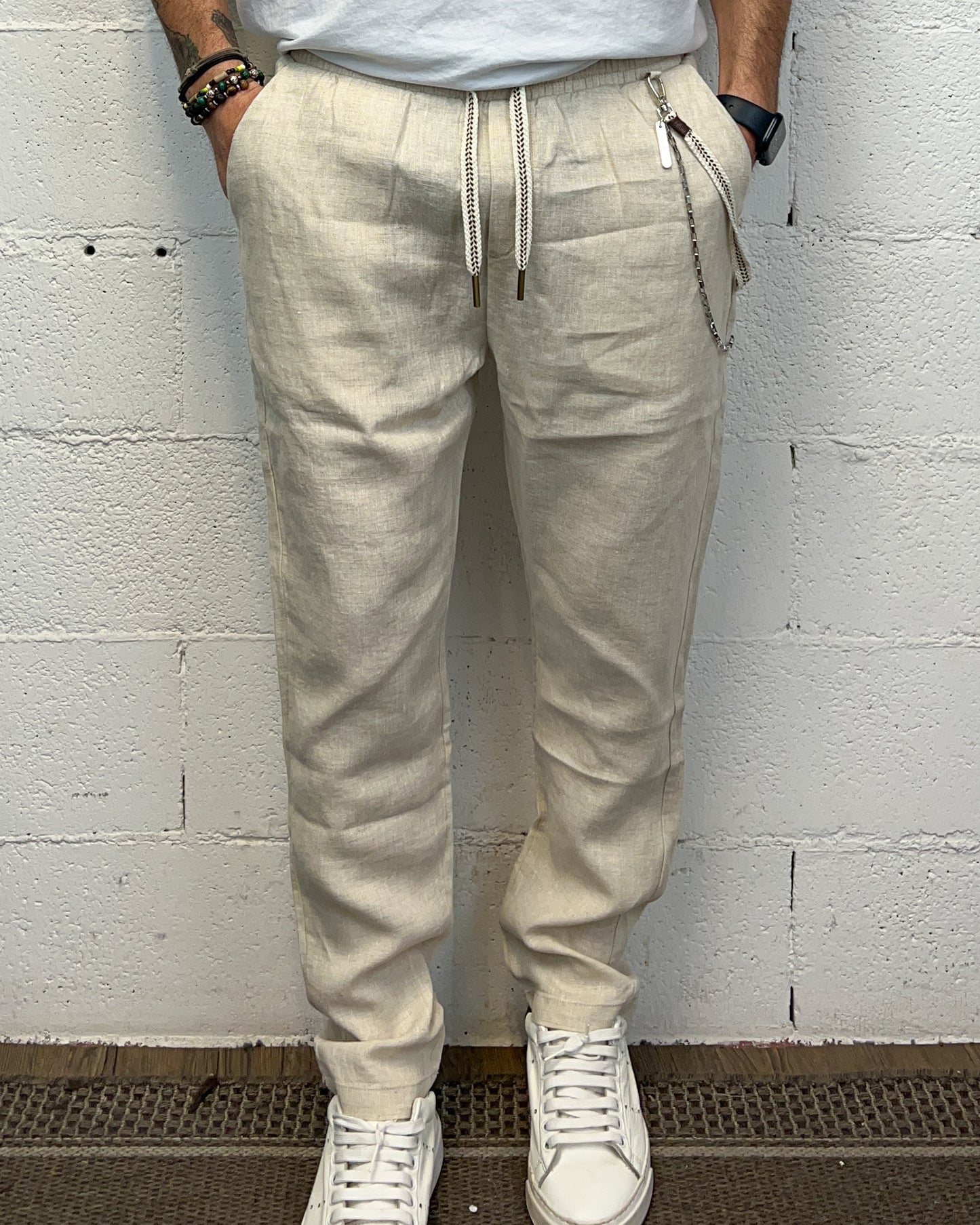 Pantalino GIANNI LUPO Sand Carrot