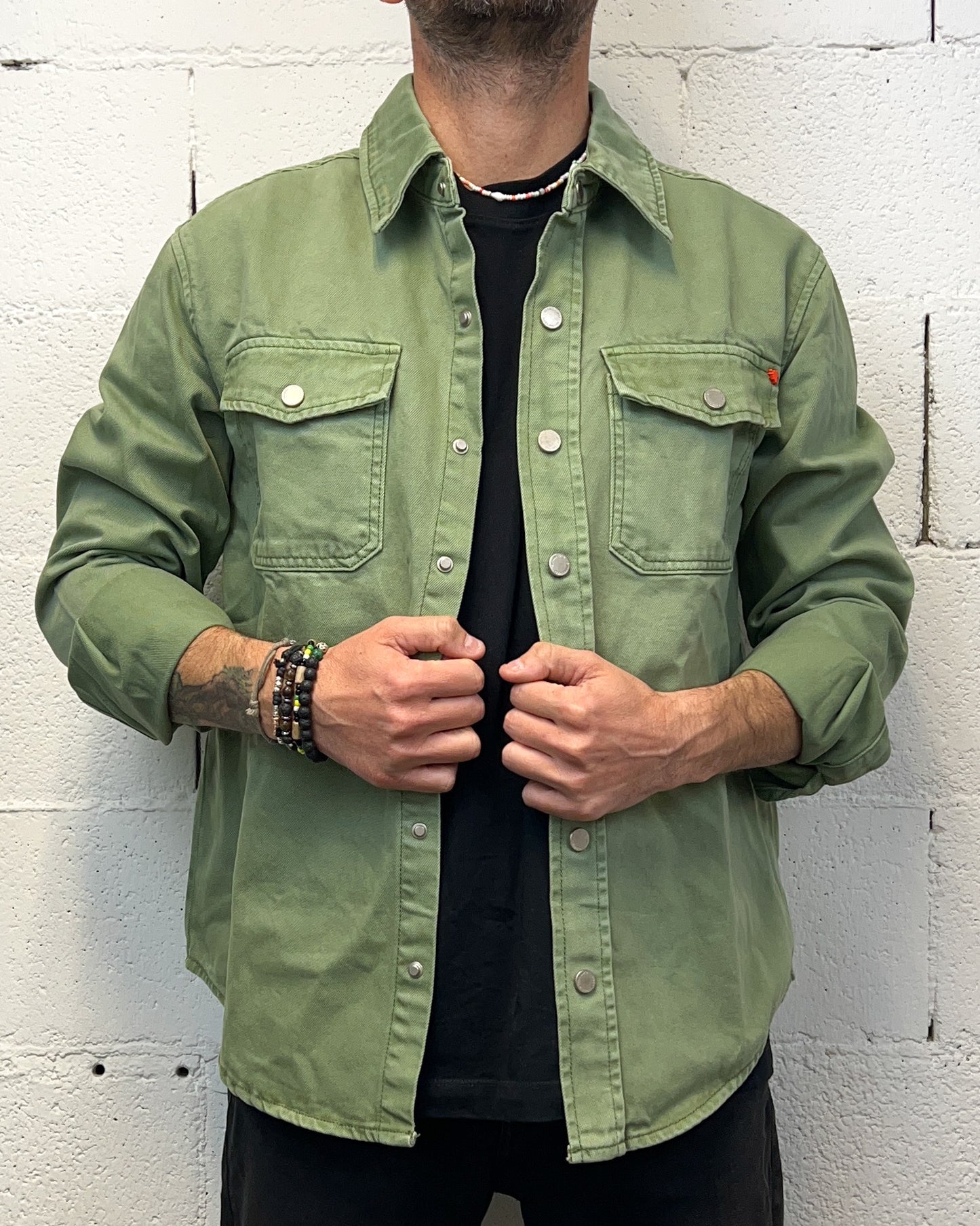 Camiciona Jeans GIANNI LUPO Denim Salvia