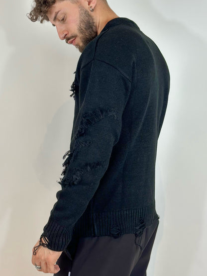 Girocollo ADON Rotture Nero