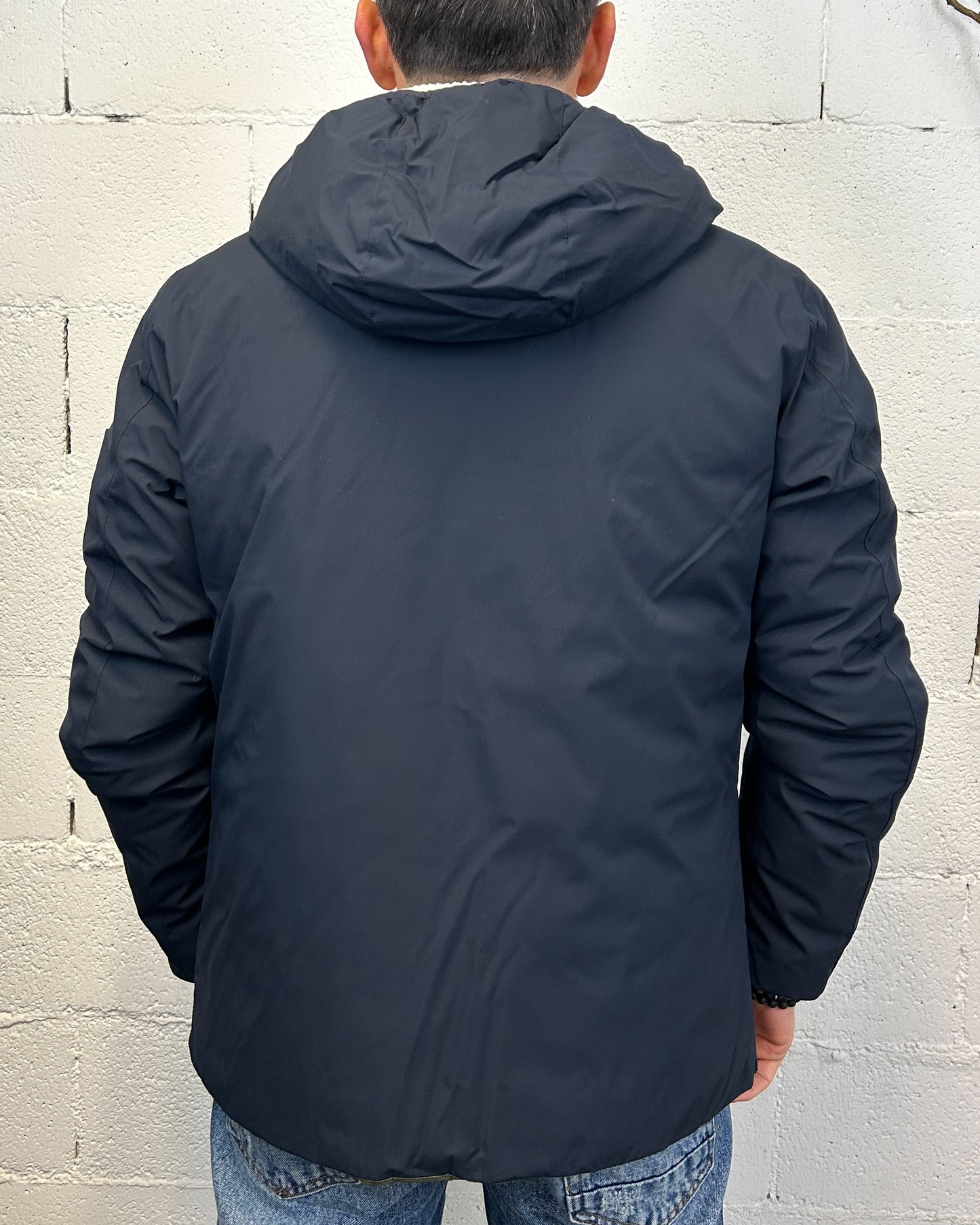 Piumino Tecnico Reversibile GIANNI LUPO Blu Navy