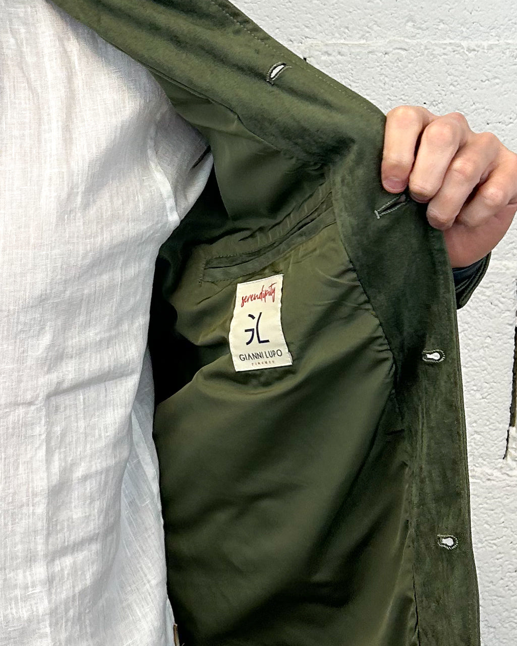 Giacca/Camicia Scamosciata GIANNI LUPO Military