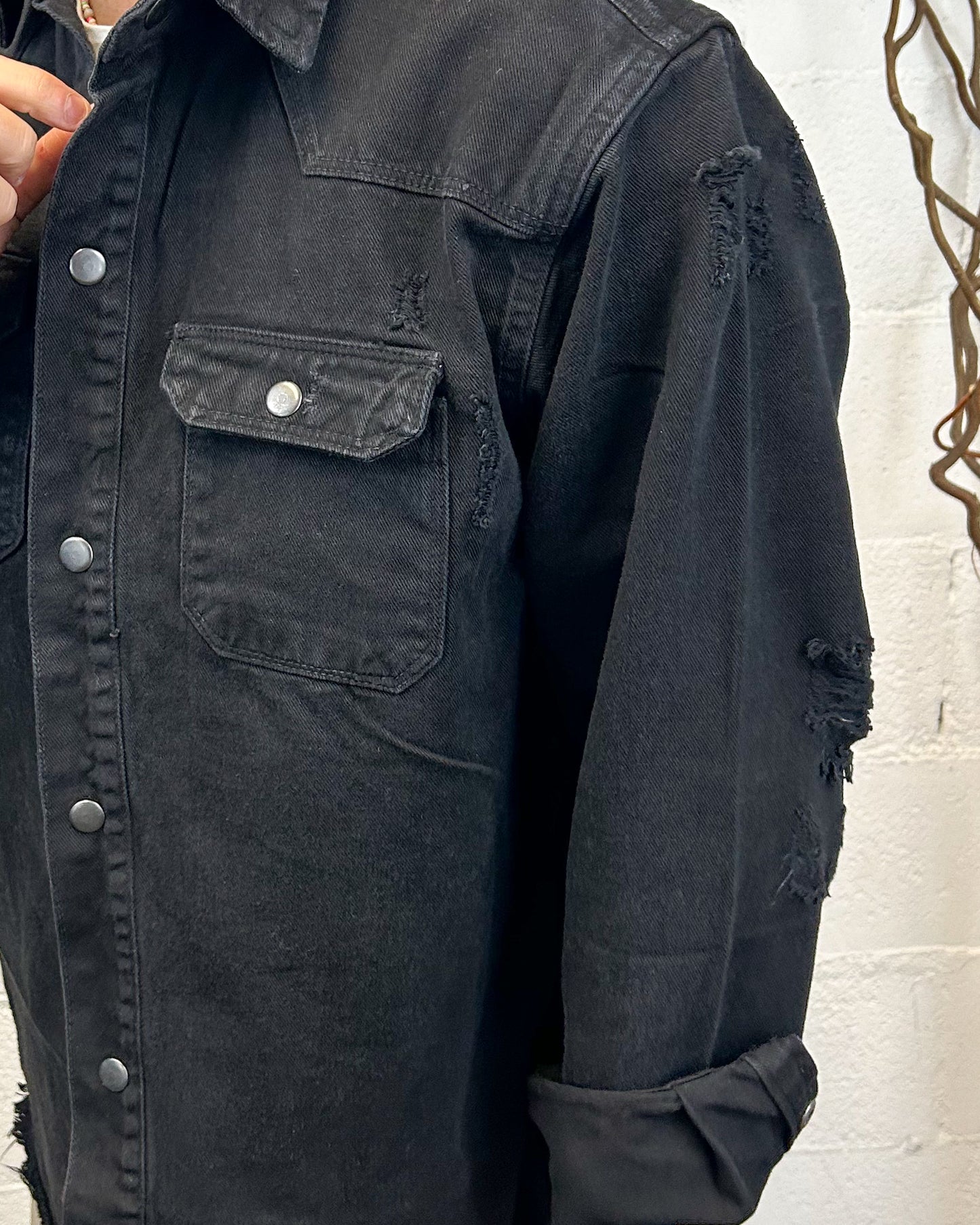 OverShirt Denys OVER-D Nera
