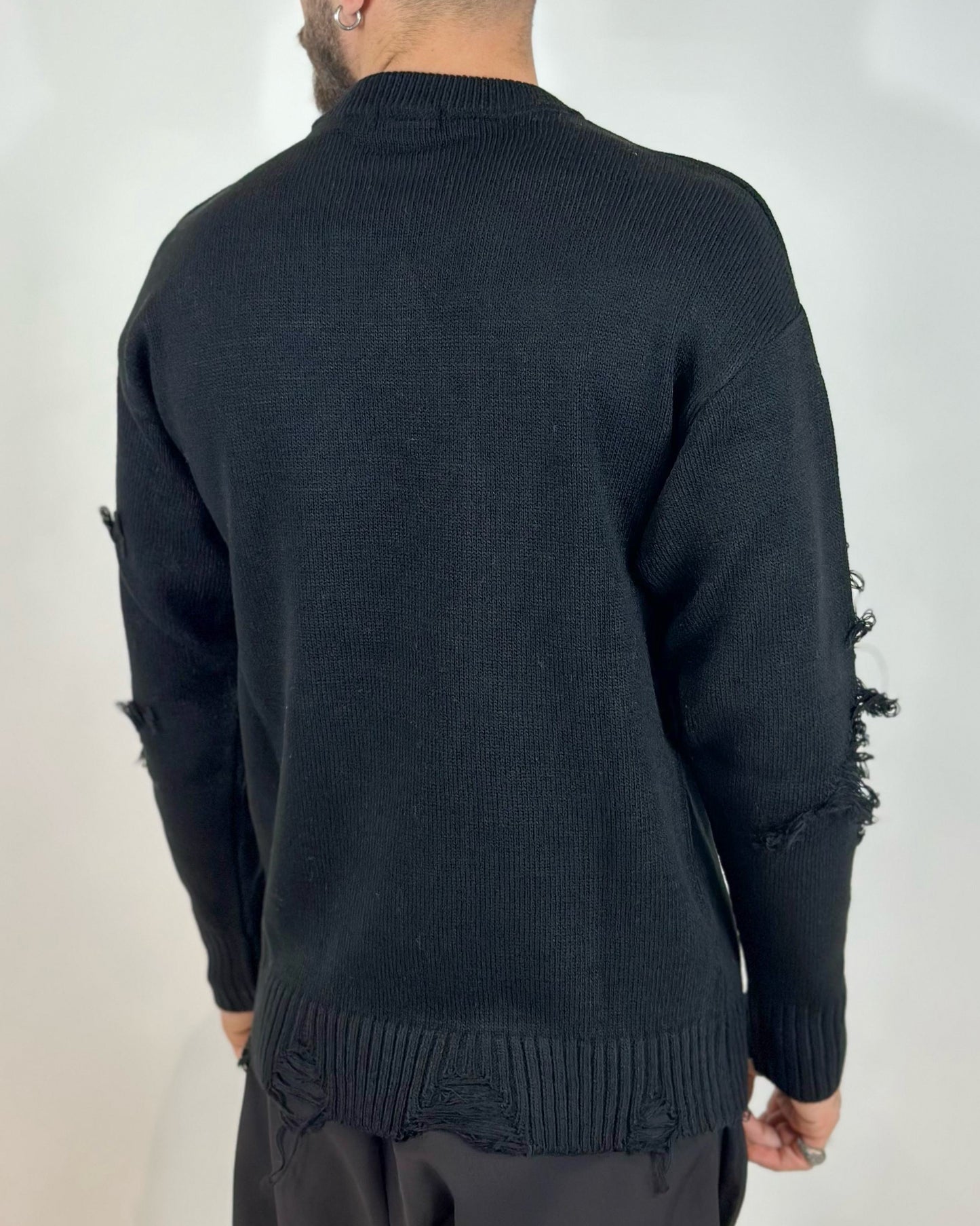 Girocollo ADON Rotture Nero