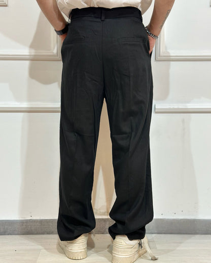Panta Baggy ADON Nero Fondo Ampio