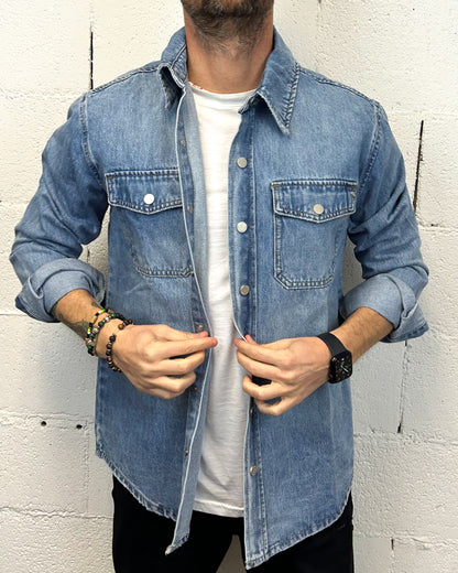 Camiciona Jeans GIANNI LUPO Denim Blue