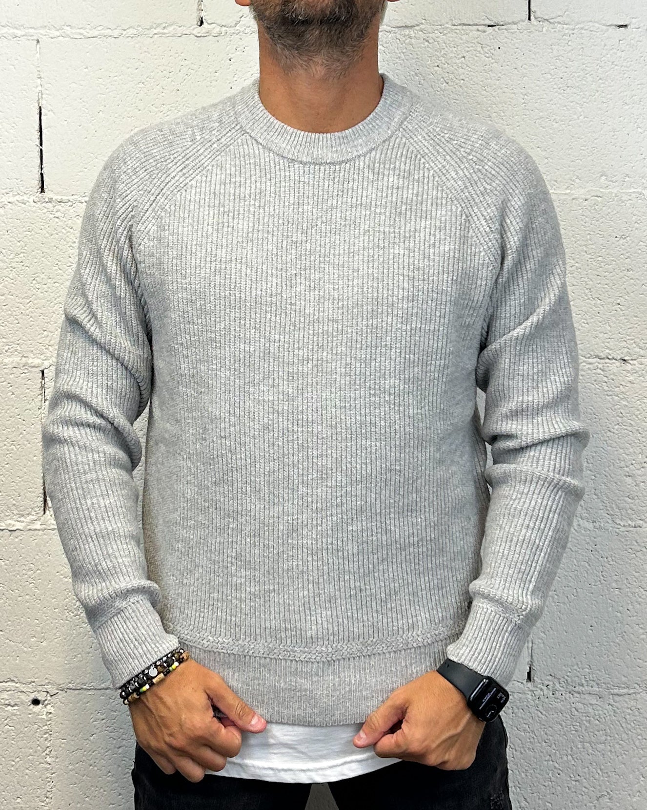 Maglione GIANNI LUPO Light Grey