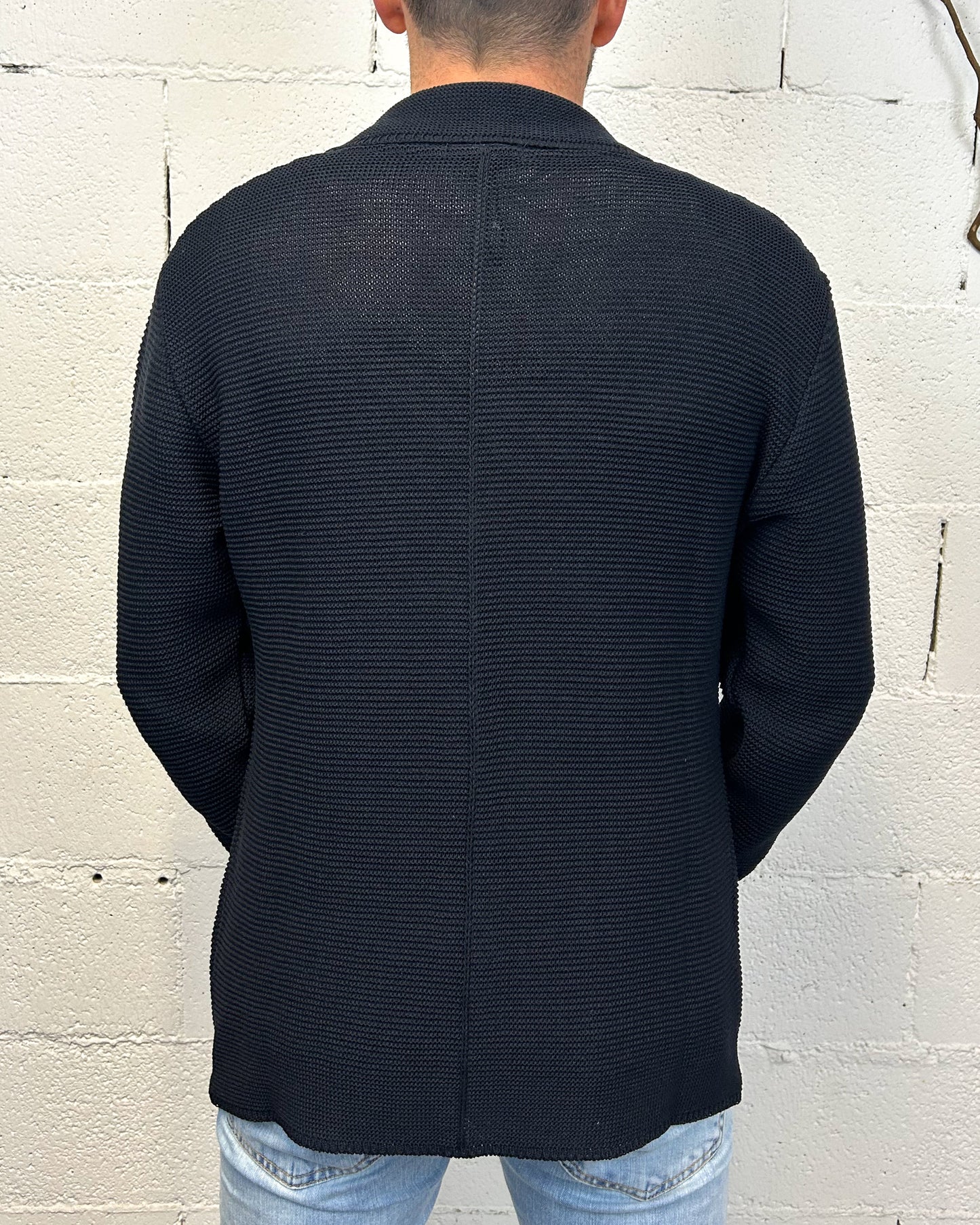 Giacca Cardigan 3 Bott. OVER-D Blu