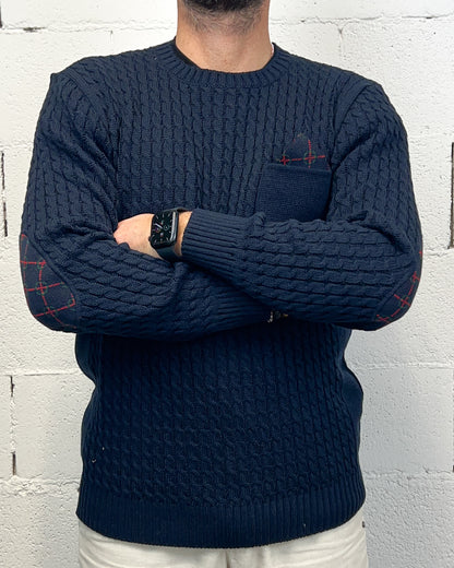 Maglioncino Blu BLACKSUNDAY Taschino Pochette