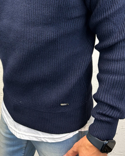 Maglione GIANNI LUPO Navy