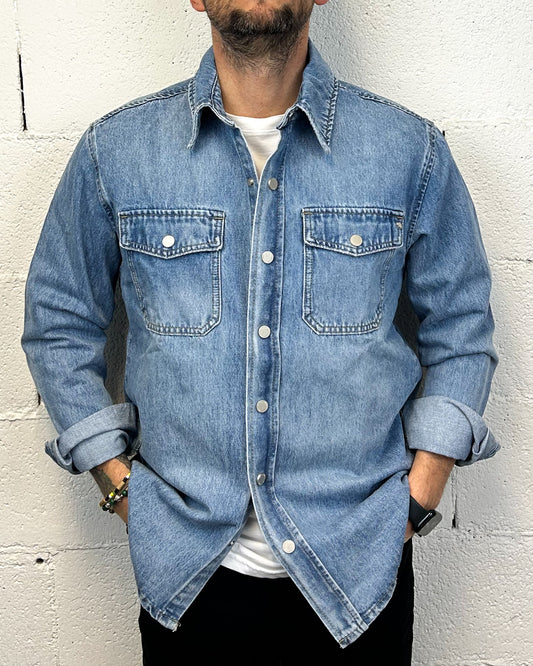 Camiciona Jeans GIANNI LUPO Denim Blue