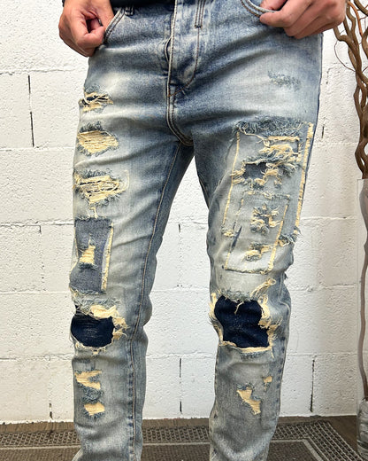 Jeans OVER-D Tapared Destroyed