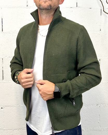 Pull Zip Giacca GIANNI LUPO Military