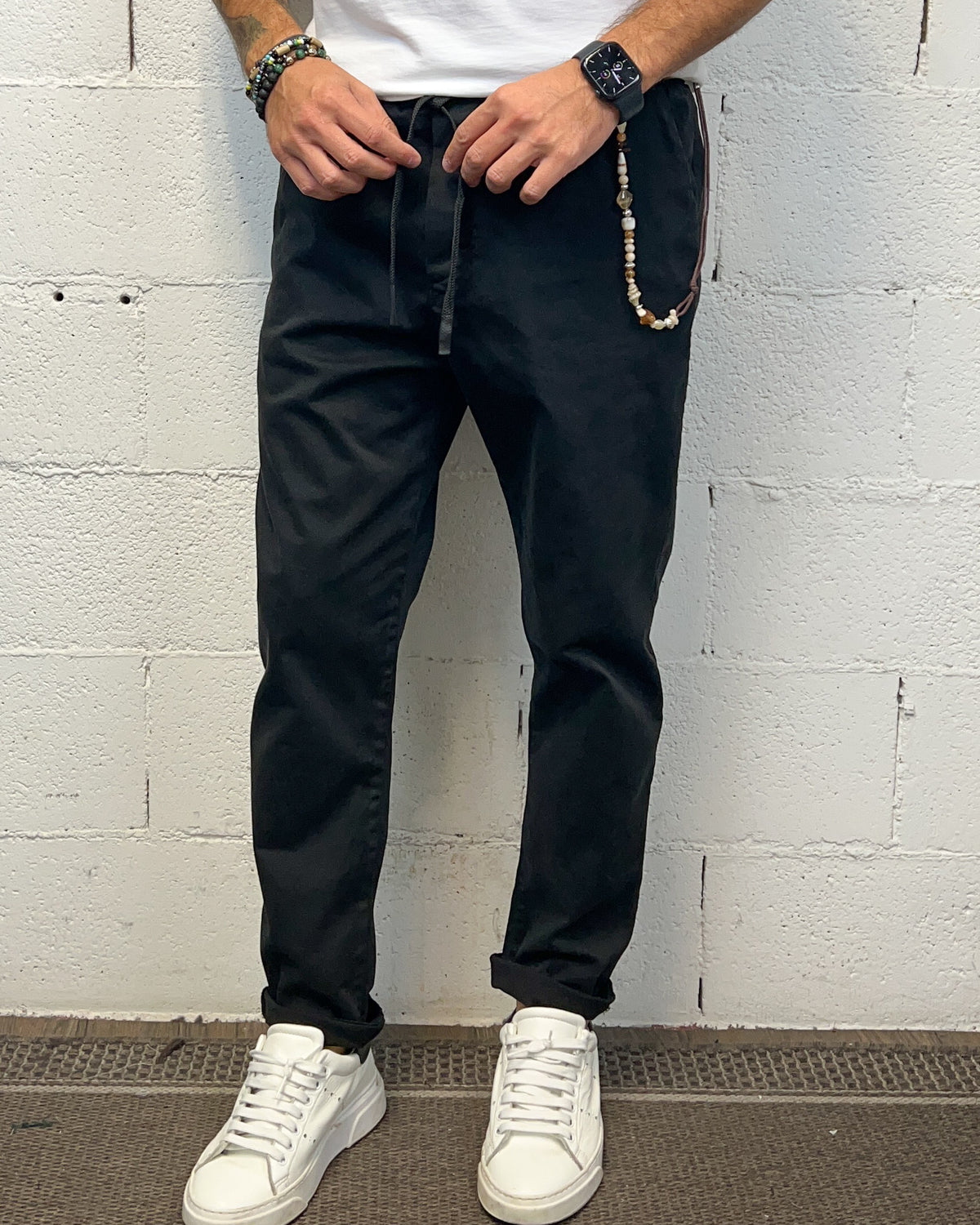 Pantalaccio Denim OVER-D Nero