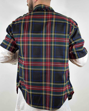 Camicia combinata ONLYONE Check Dark