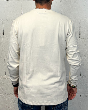 T-shirt GIANNI LUPO Beige Manica Lunga