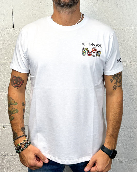 T-shirt SUPERCULTURE Notti Magiche White