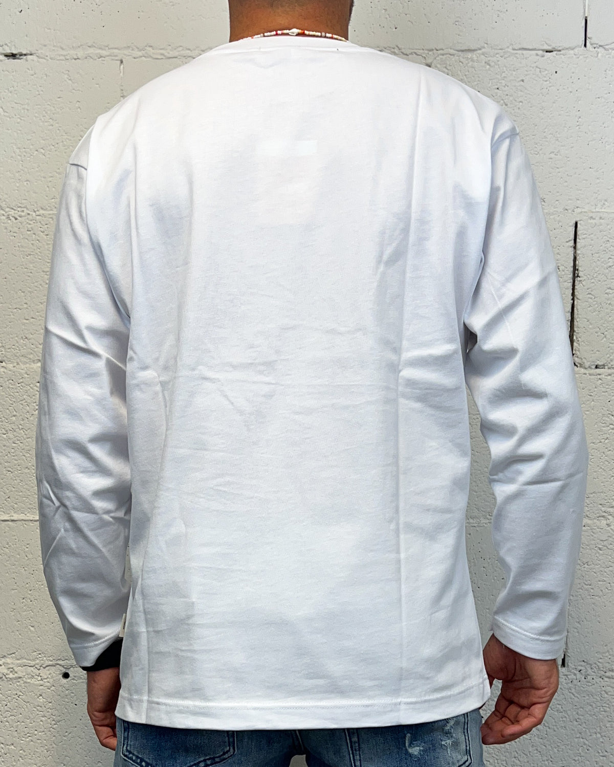 Maglia Long Sleeve DROPIN Boxy Fit White