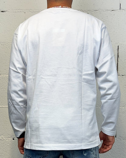 Maglia Long Sleeve DROPIN Boxy Fit White