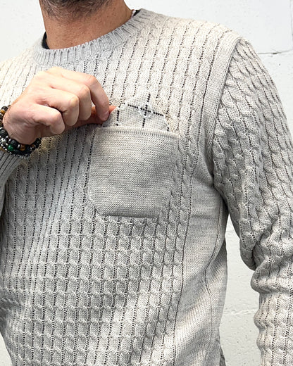 Maglioncino Beige BLACKSUNDAY Taschino Pochette