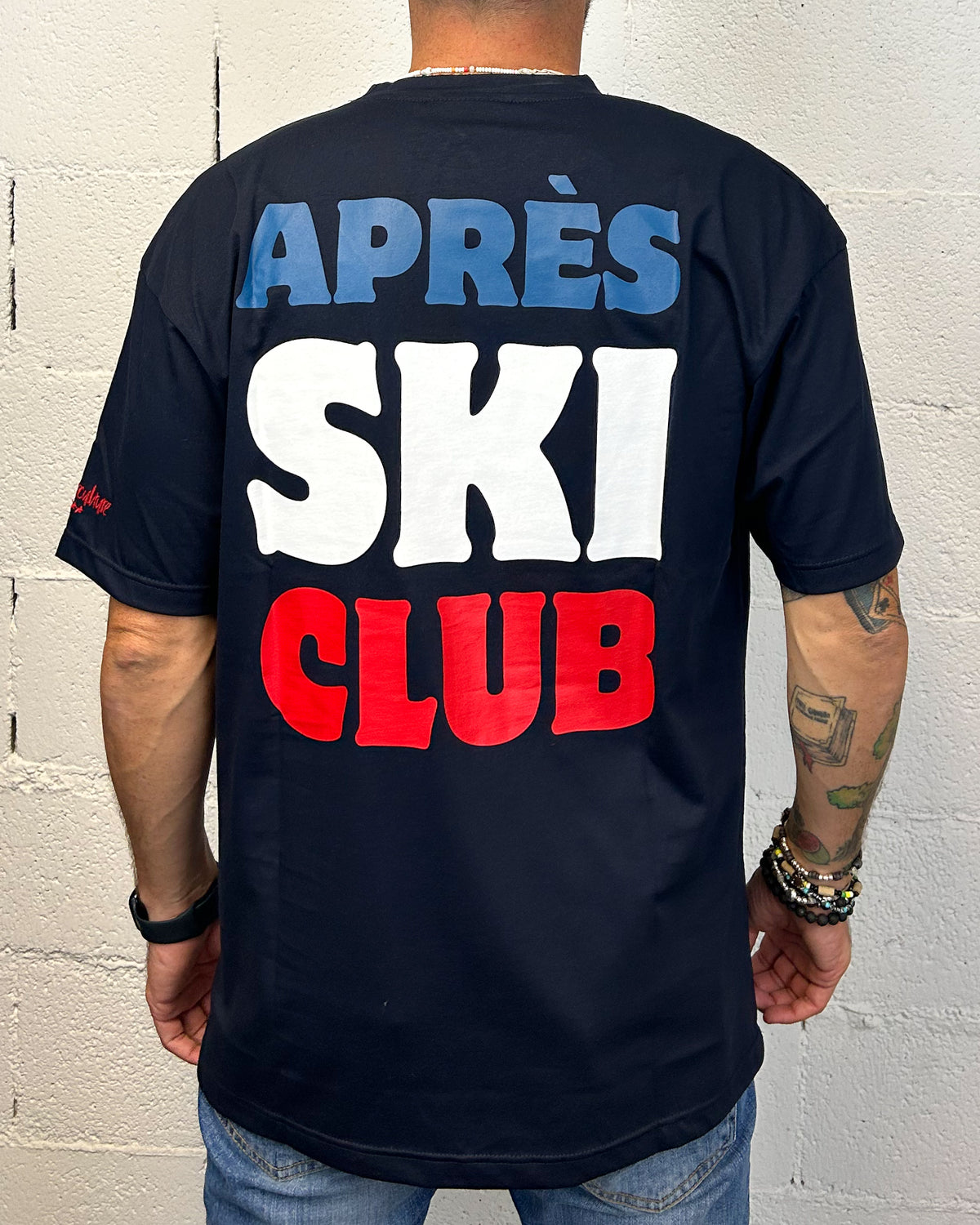 T-shirt SUPERCULTURE Oversize Après Sky Blu