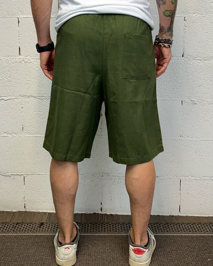Bermudone Lino CHROY verde