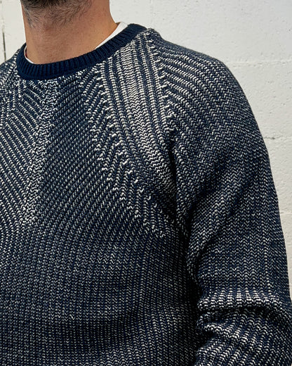 Maglione Raglan OVER-D Blu