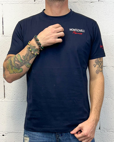 T-shirt SUPERCULTURE Montecarlo Blu