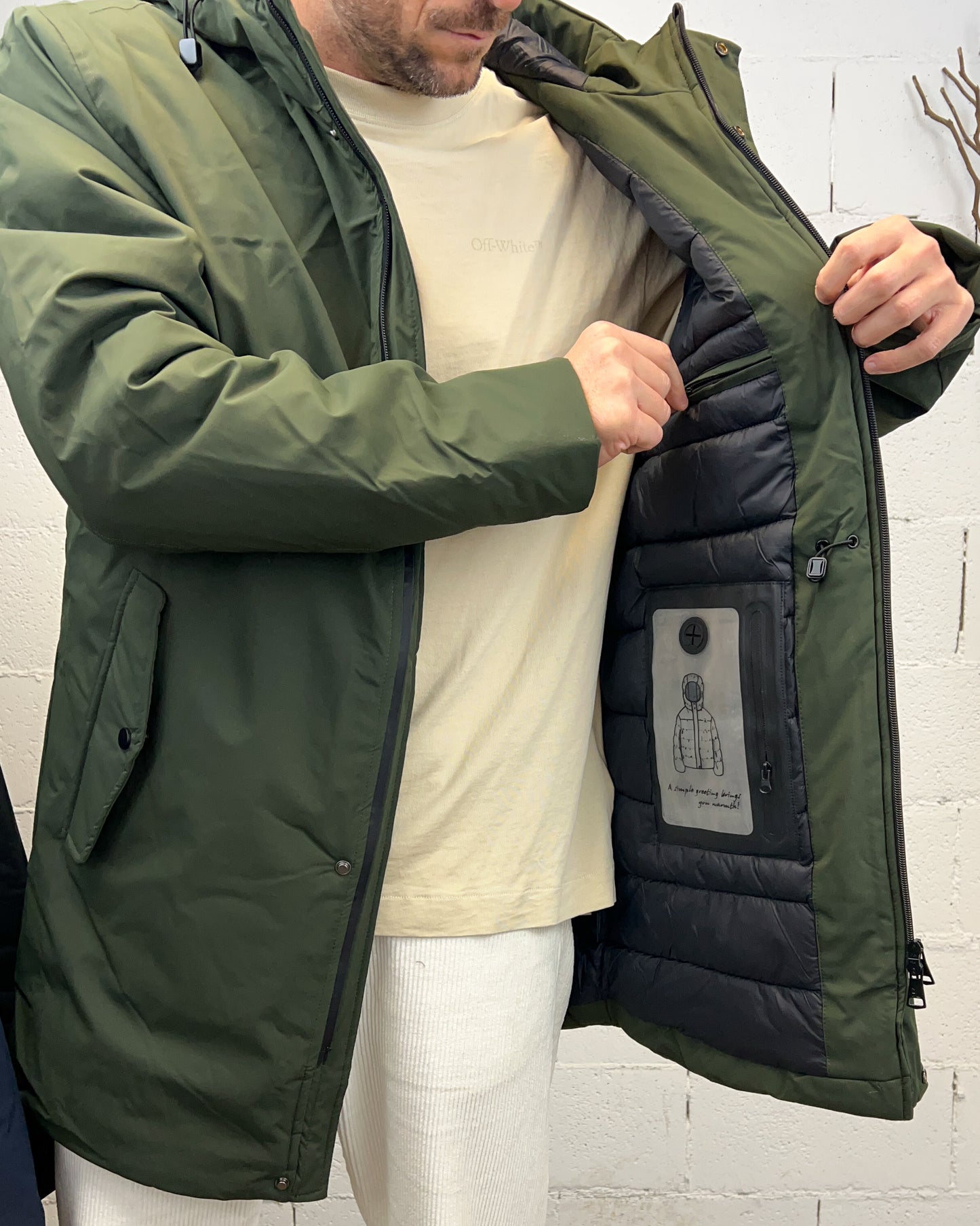 Parka Piumino GIANNI LUPO Military